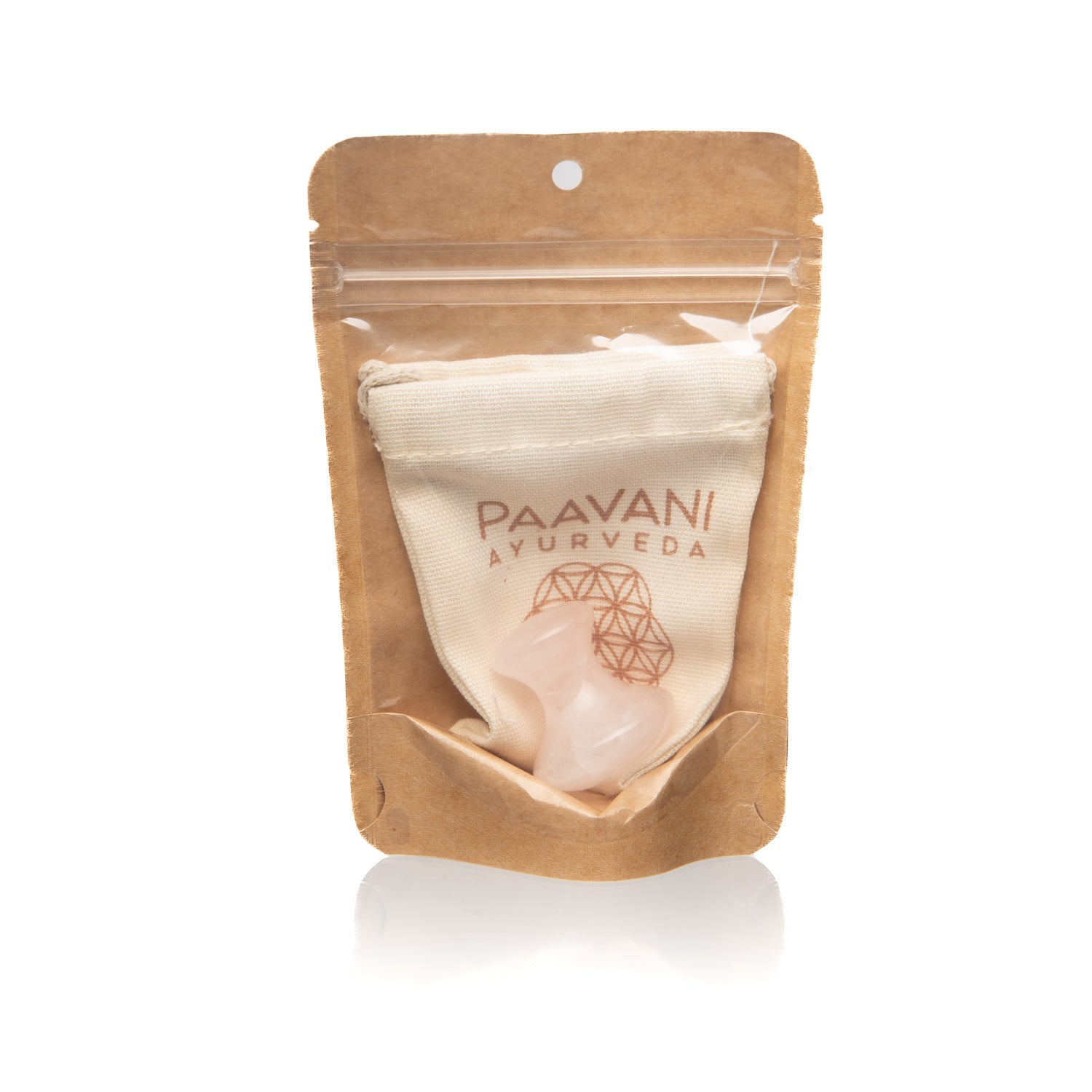 Rose Quartz Facial Tool | Ayurvedic Massage Stone
